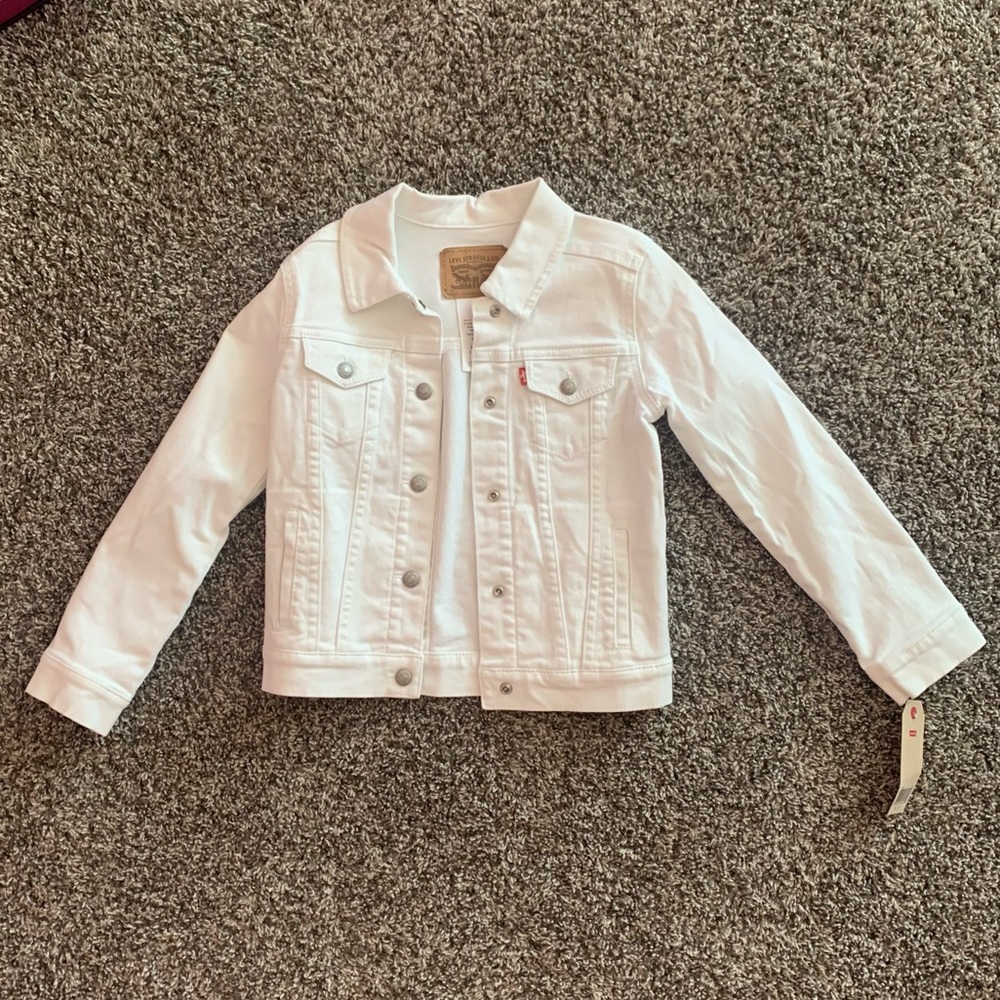 Levi's Kids white jean jacket